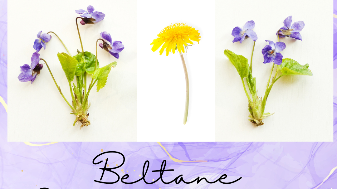 Beltane Flower Magic: How to Use Violets & Dandelions for Spring Rituals