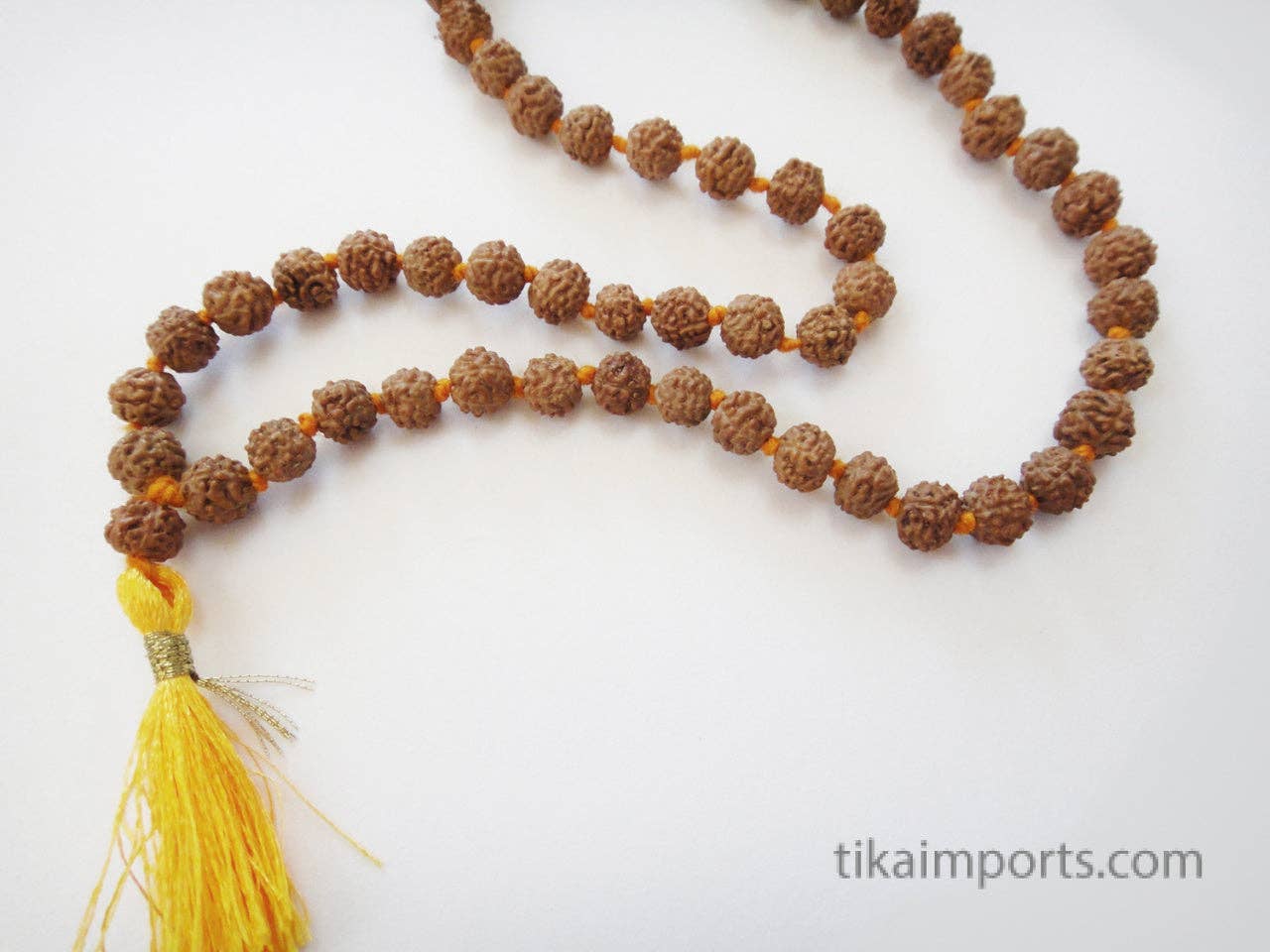 Knotted Rudraksha Mala- 6mm Majestic Hudson Lifestyle