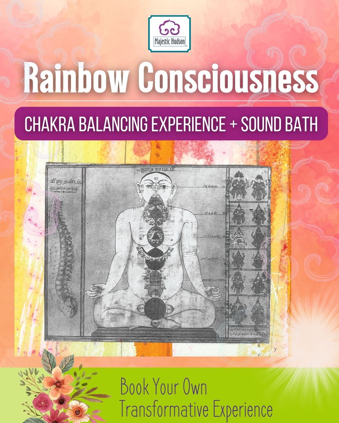 Rainbow Consciousness | Chakra Balancing Experience + Sound Bath Majestic Hudson Lifestyle