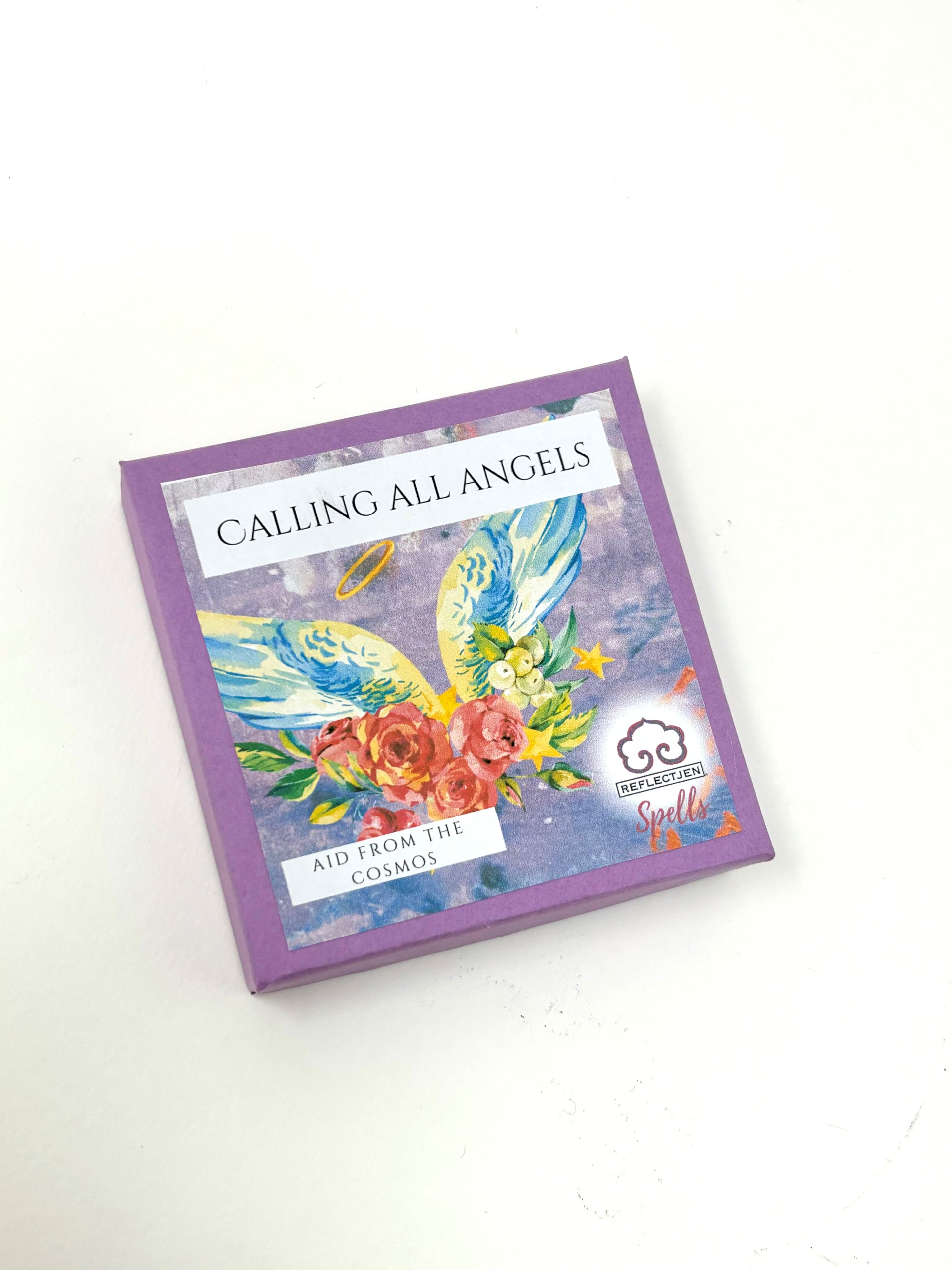 Calling All Angels Spell Kit with Celestite and Opalite crystals