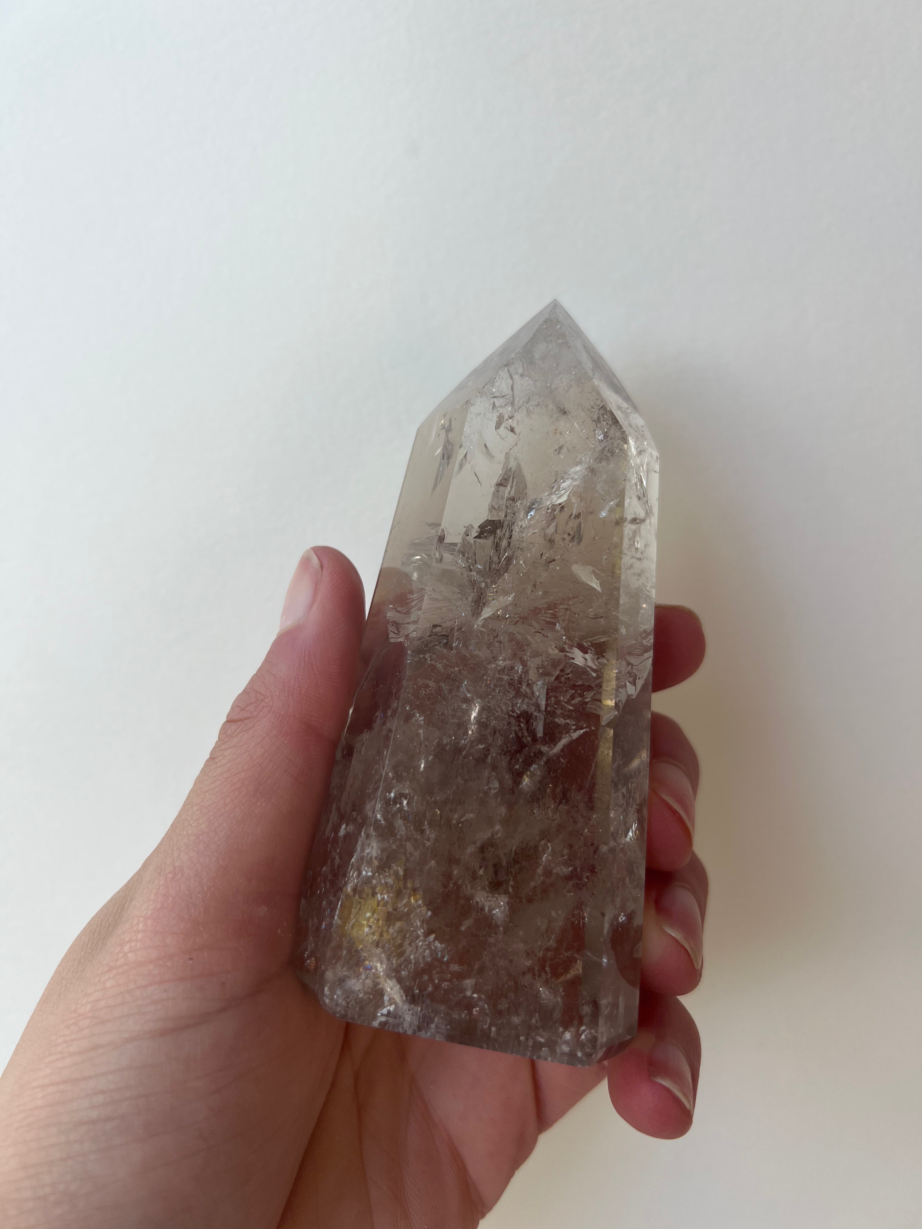 Smoky Quartz Crystal Point for Grounding and Energy Protection