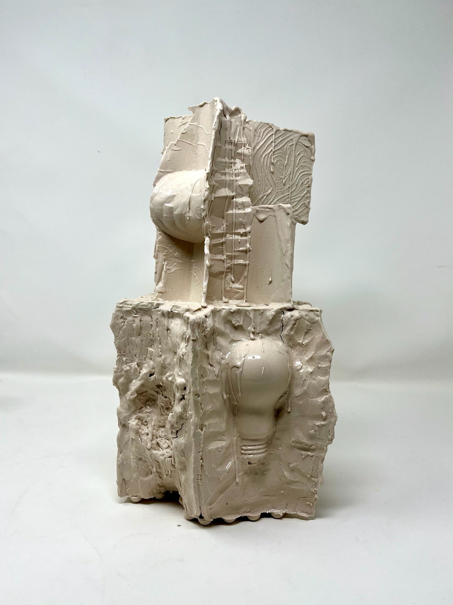 All White Recombination Vase Majestic Hudson Lifestyle