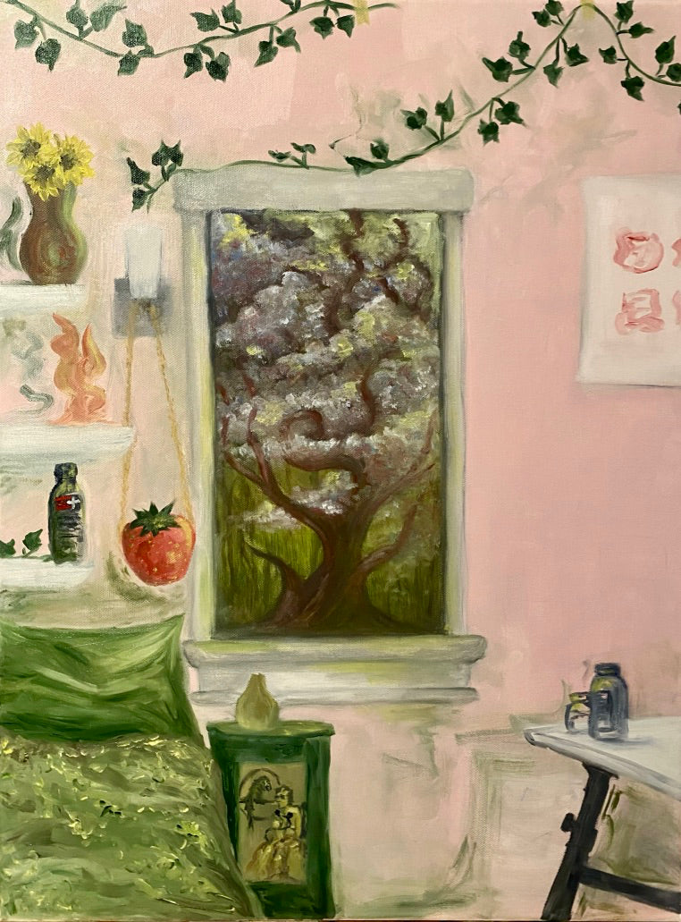 Roomscape | Oil Painting Majestic Hudson Lifestyle