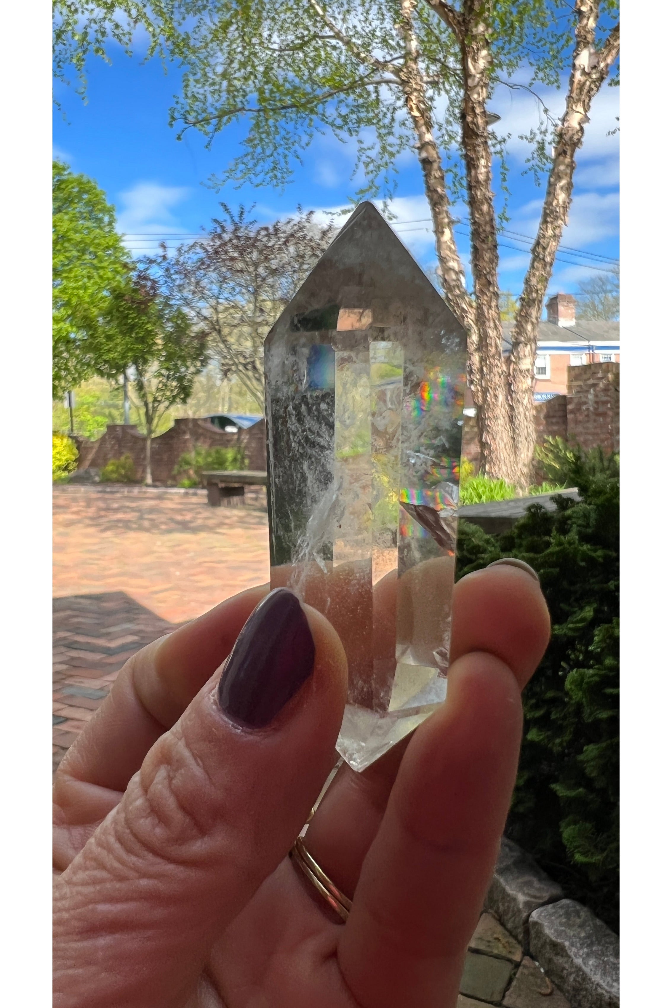 Double Terminated Clear Quartz | Point Majestic Hudson Lifestyle