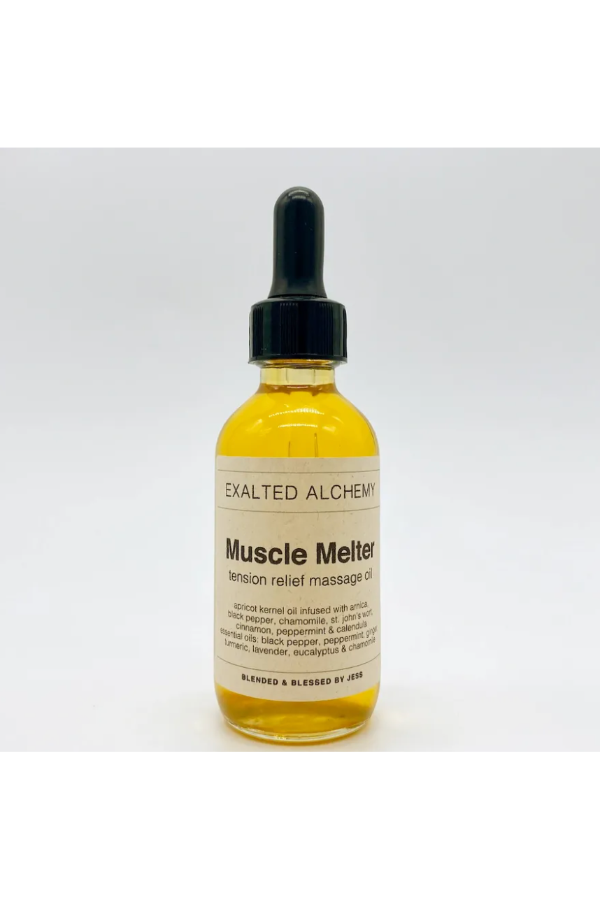 Muscle Melter Massage Oil Exalted Alchemy | Oils + Cleansers Majestic Hudson Lifestyle Bath & Body