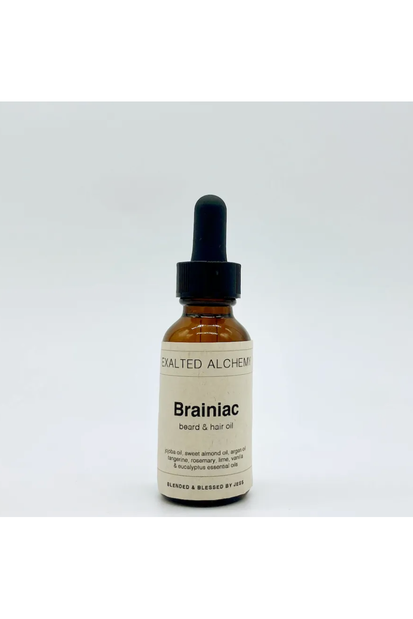 Brainiac Beard Oil Exalted Alchemy | Oils + Cleansers Majestic Hudson Lifestyle Bath & Body