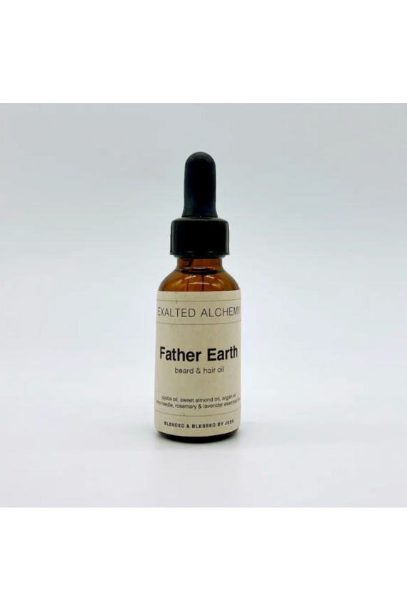 Father Earth Beard Oil Exalted Alchemy | Oils + Cleansers Majestic Hudson Lifestyle Bath & Body