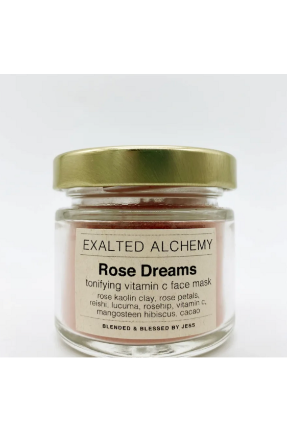Rose Dreams Clay Mask Exalted Alchemy | Oils + Cleansers Majestic Hudson Lifestyle Bath & Body