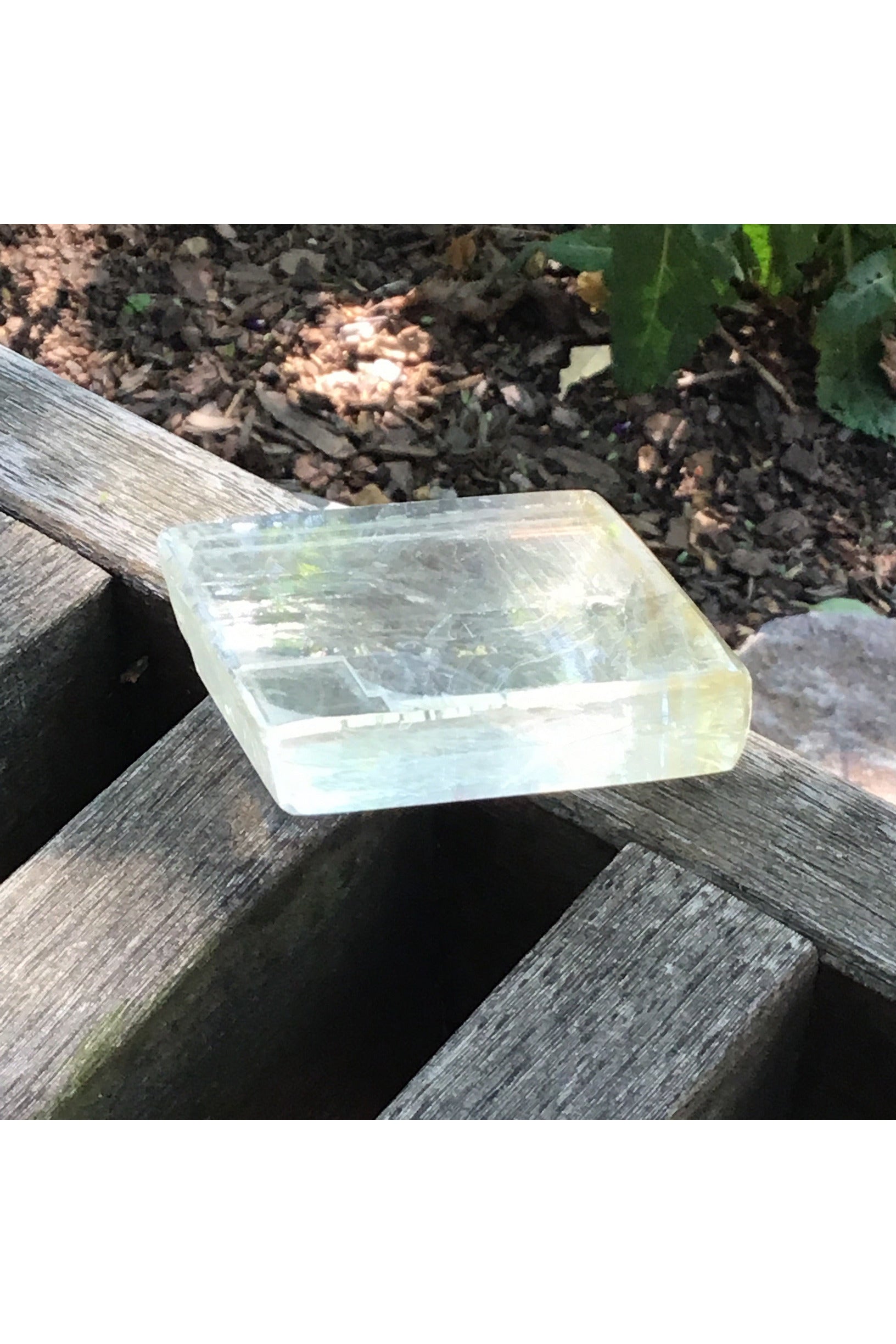 Polished Optical Calcite Prism for Crystal Grids