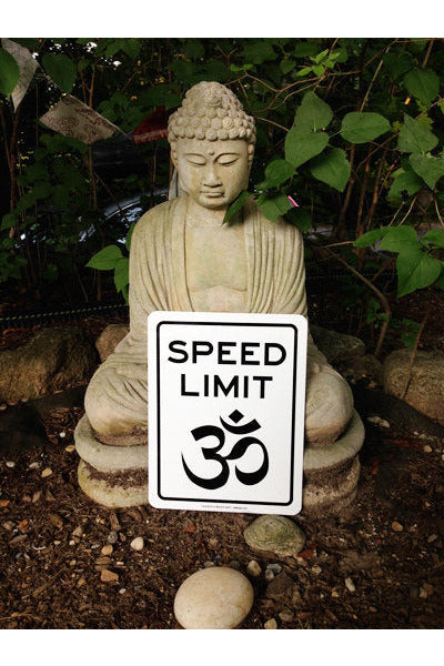 7.5" x 10" Speed Limit Om® | Speed Limit Sign Majestic Hudson Lifestyle Home Decor