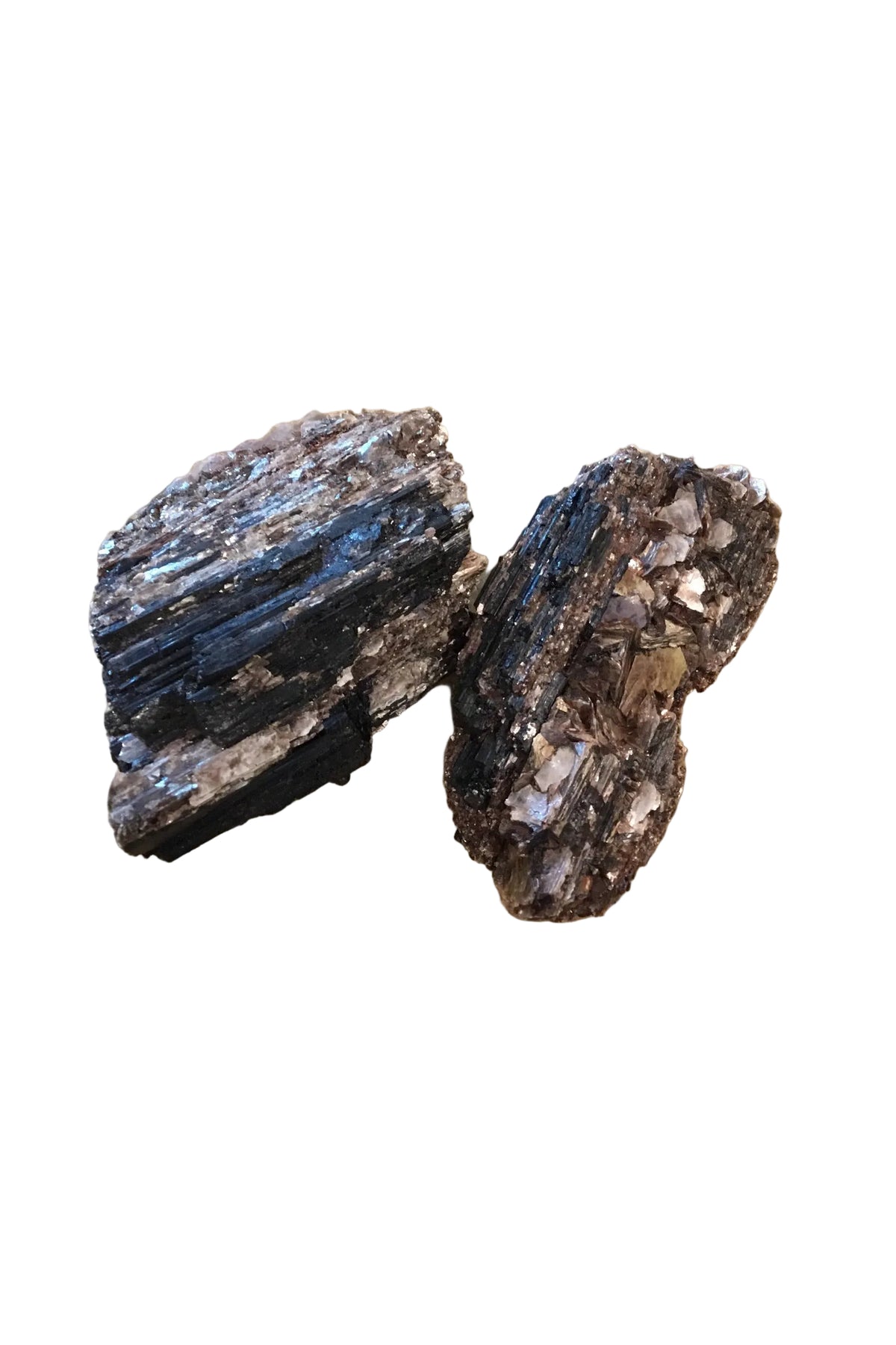 Black Tourmaline with Lithium & Lepidolite Majestic Hudson Lifestyle Crystals