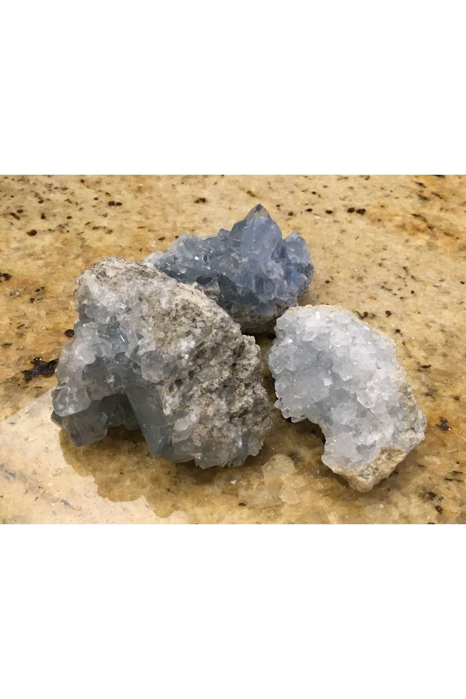 Small celestite geode Majestic Hudson Lifestyle