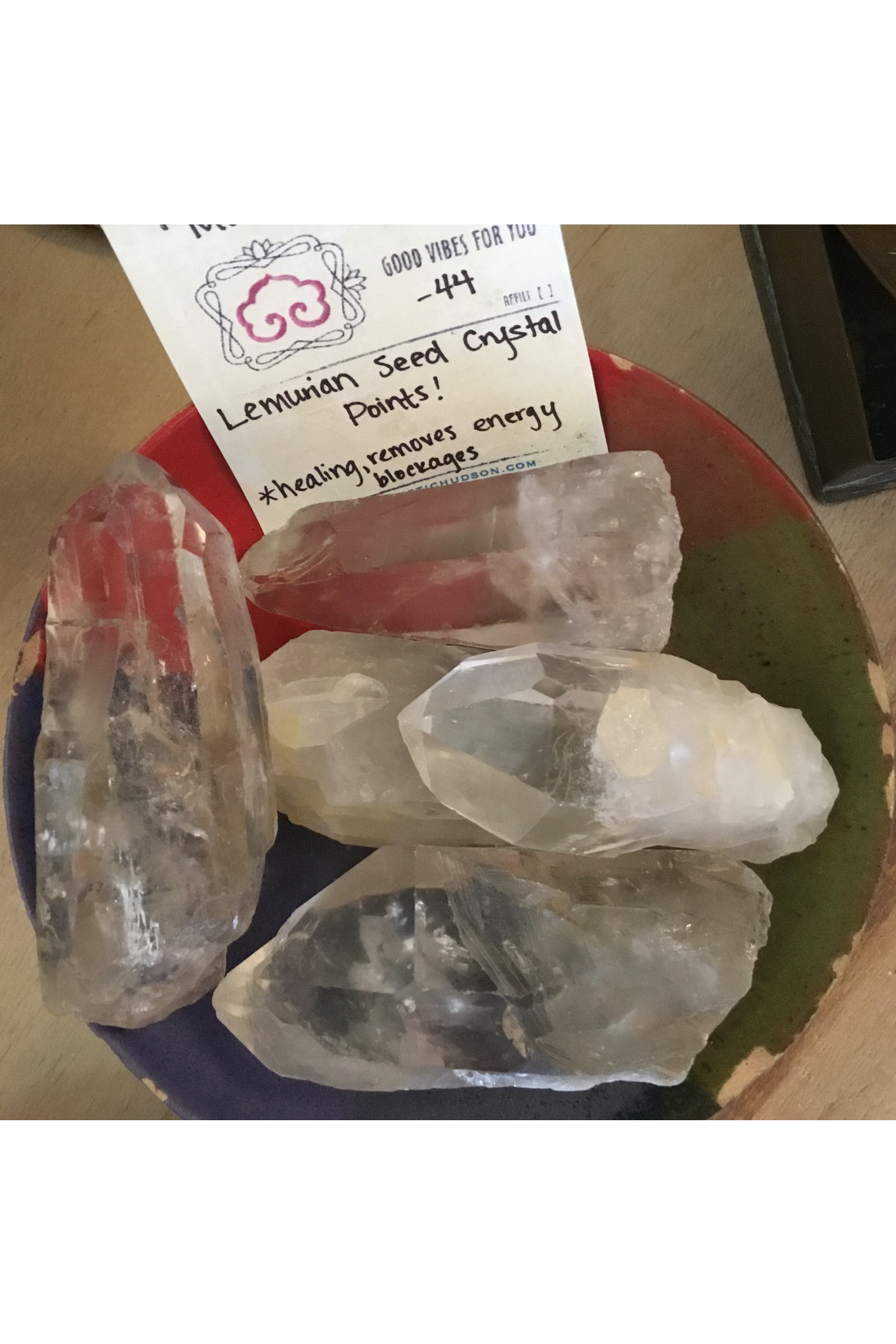 Beautiful Lemurian Quartz Point Stone for Higher Consciousness Activation