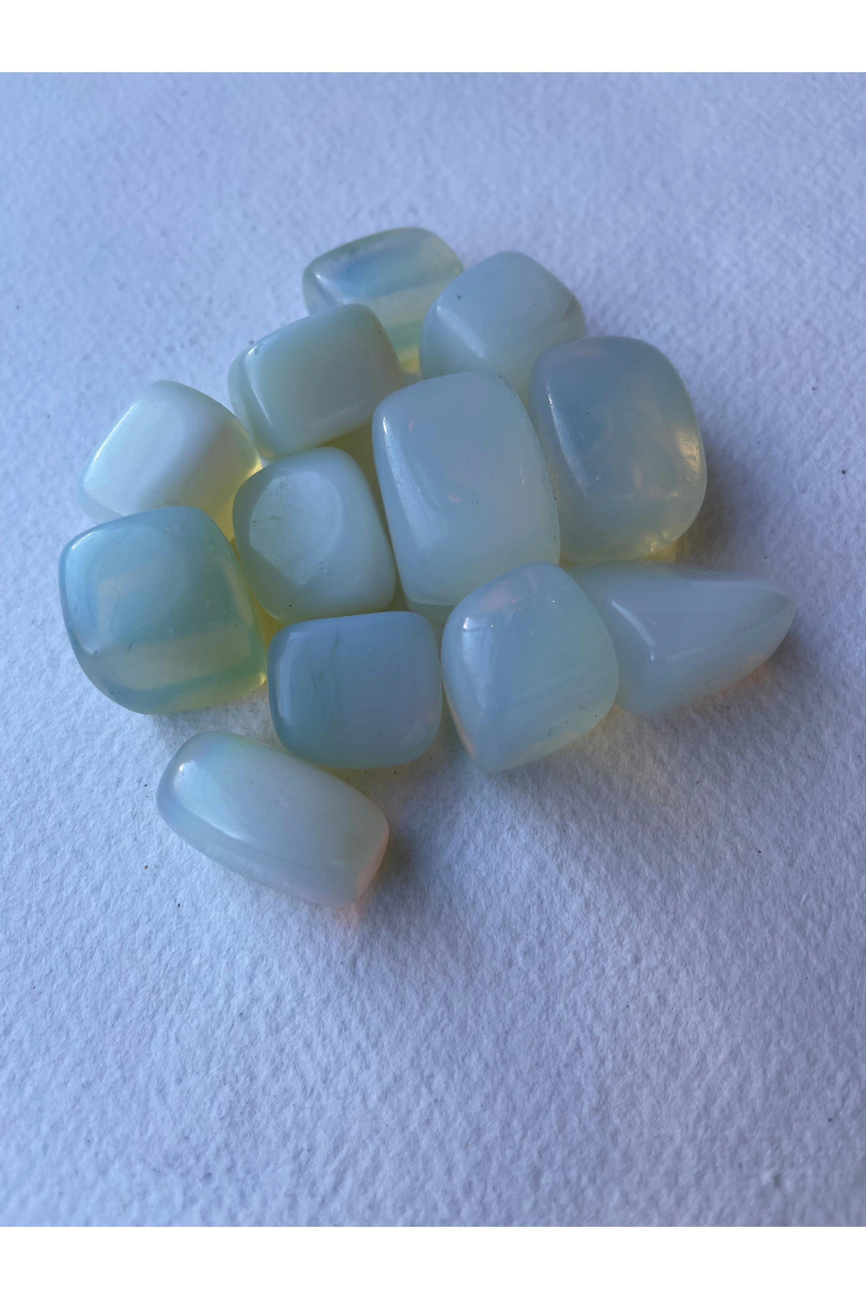 Polished Tumbled Opalite Crystal for Intuition and Peace
