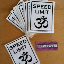 Speed Limit Om® Weatherproof | Vinyl Sticker Majestic Hudson Lifestyle Stickers