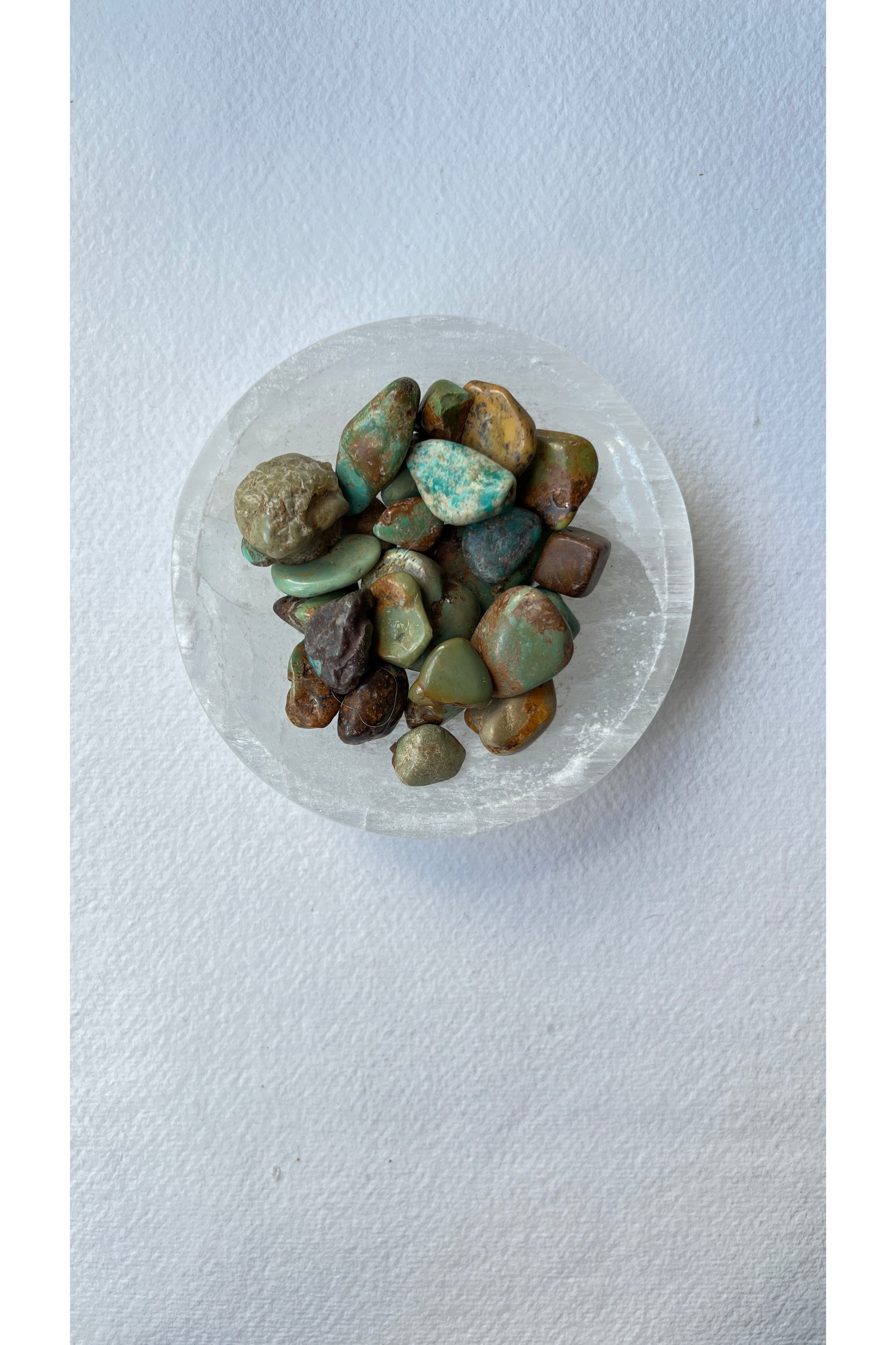 Tumbled Mexican Turquoise Stones for Emotional Balance and Protection