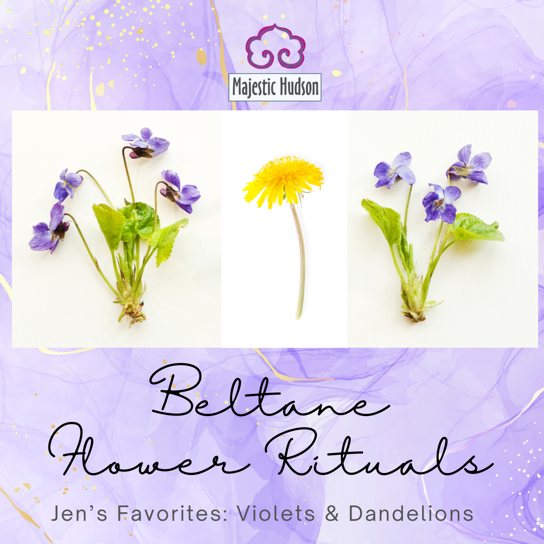 Beltane Flower Magic: How to Use Violets & Dandelions for Spring Rituals