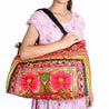 Embroidered Tote Shoulder Bag Majestic Hudson Lifestyle