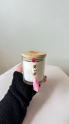 Handmade Soy Candle, Front in hand