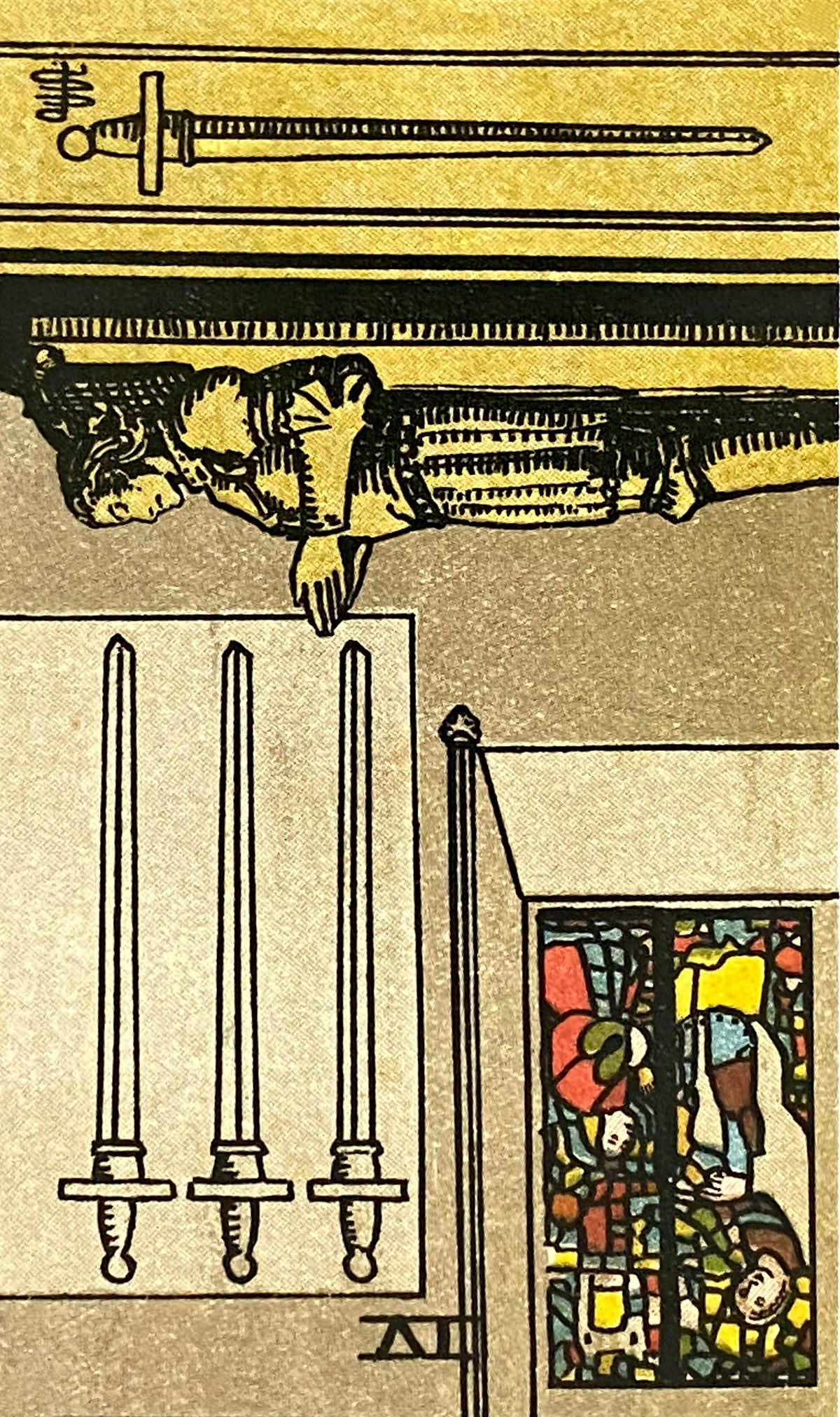 4 of swords reversed tarot
