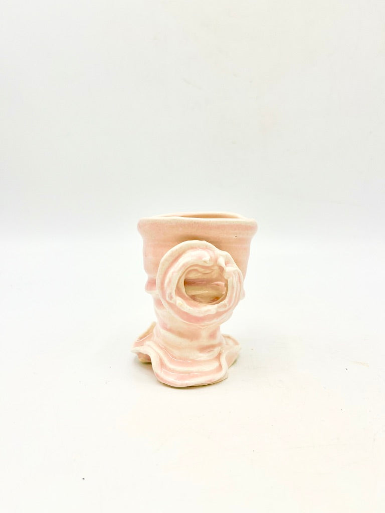 handmade porcelain chalice small cute modern