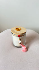 Handmade Soy Candle, Top Angle
