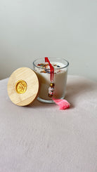 Handmade Soy Candle, Front Side Opened