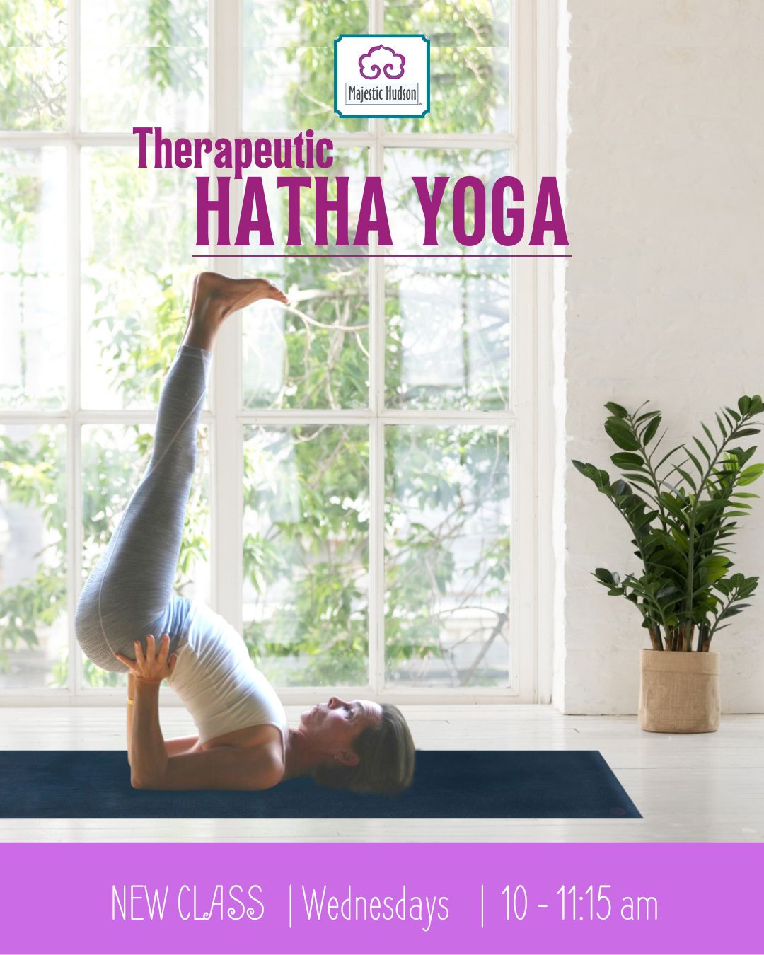 Therapeutic Hatha Yoga | Wednesdays 10 - 11:15 am