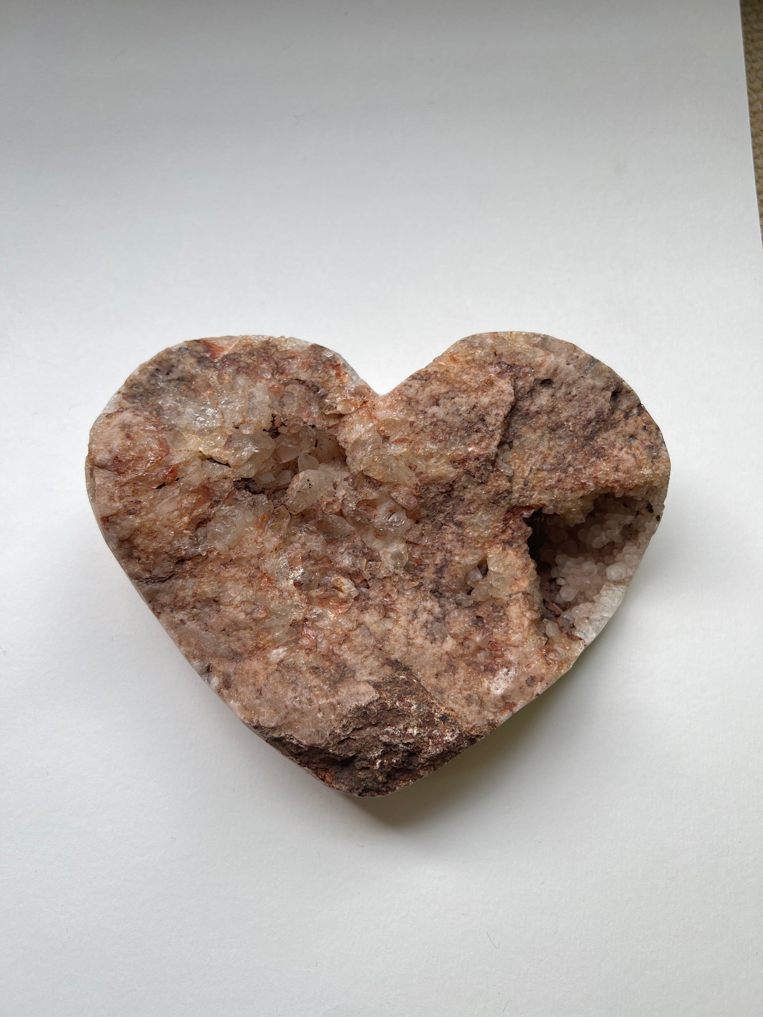 Pink Tourmaline and Albite | Gemstone Heart
