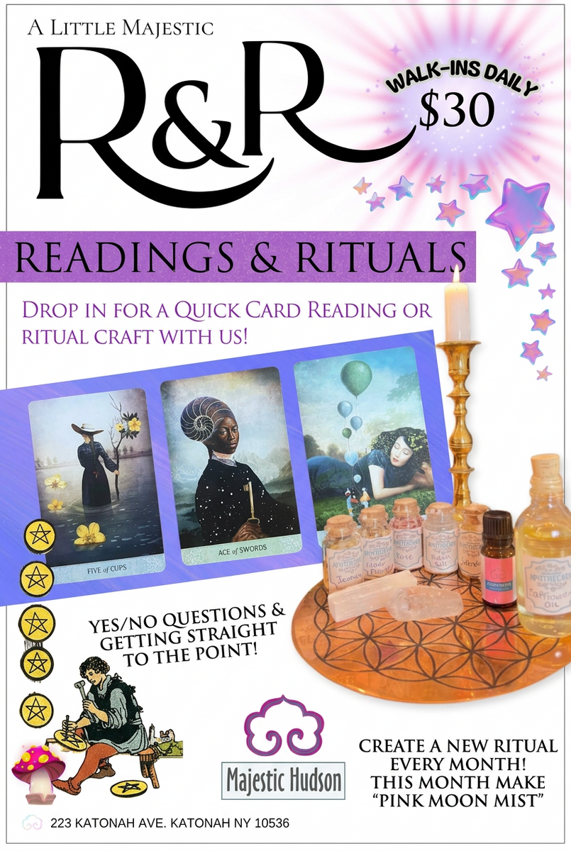 Readings & Rituals Drop-In | Tarot & Mini Ritual Experience | Majestic ...