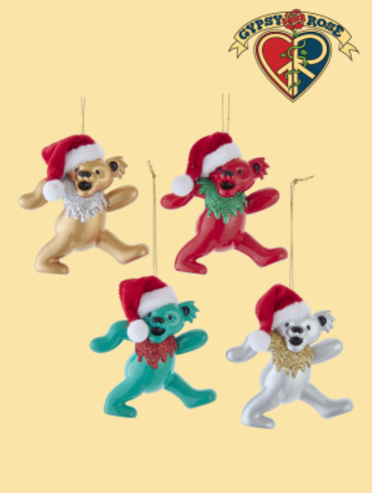 Grateful Dead | Dancing Bear Christmas Ornament