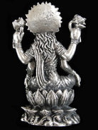 Brass Deity Statuette - Large - Seated Lakshmi Majestic Hudson Lifestyle