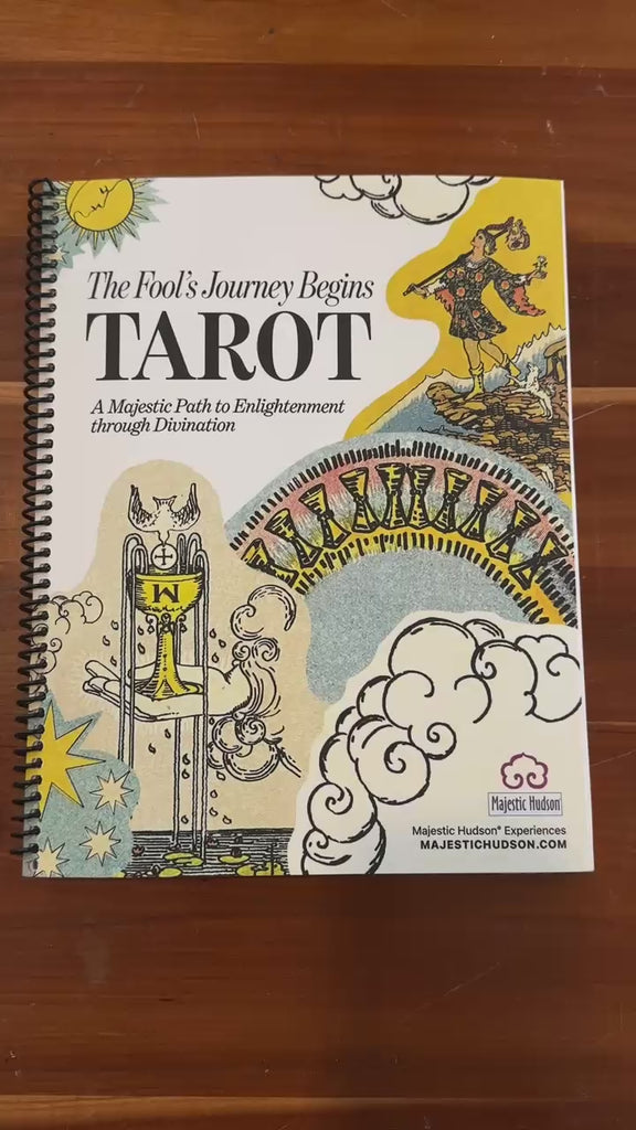 flipping through the tarot instruction manual