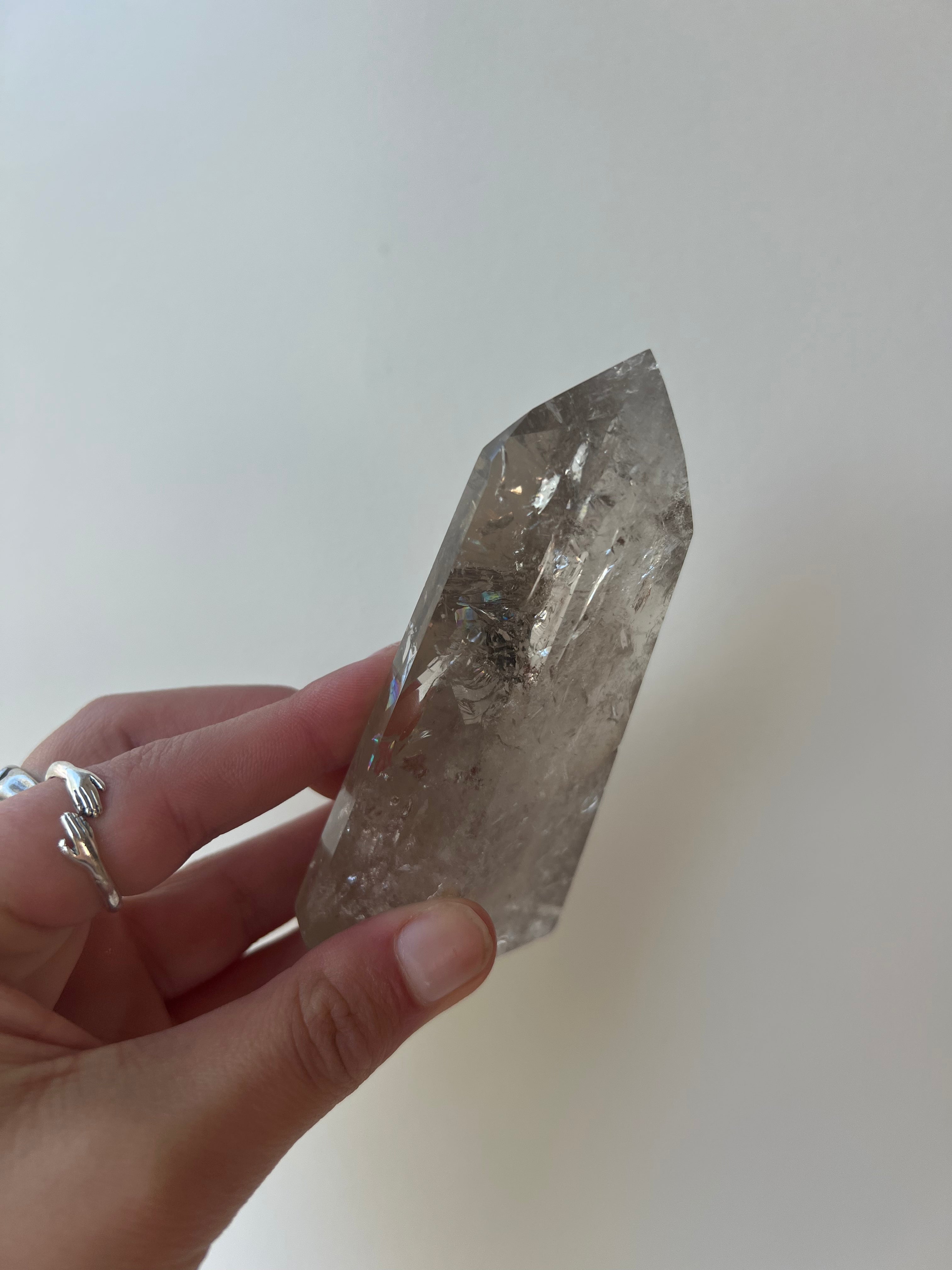 Smoky Quartz Crystal Point for Grounding and Energy Protection