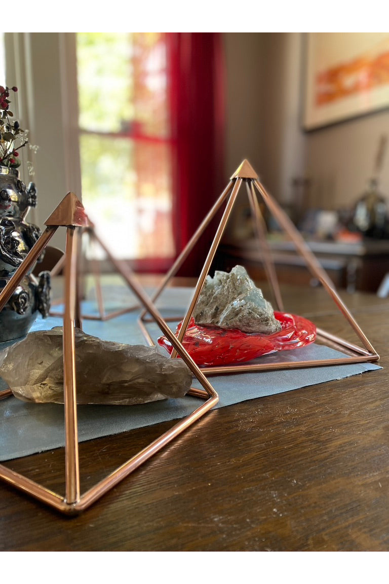 Copper Pyramids | Crystal Charging Majestic Hudson Lifestyle Experiences