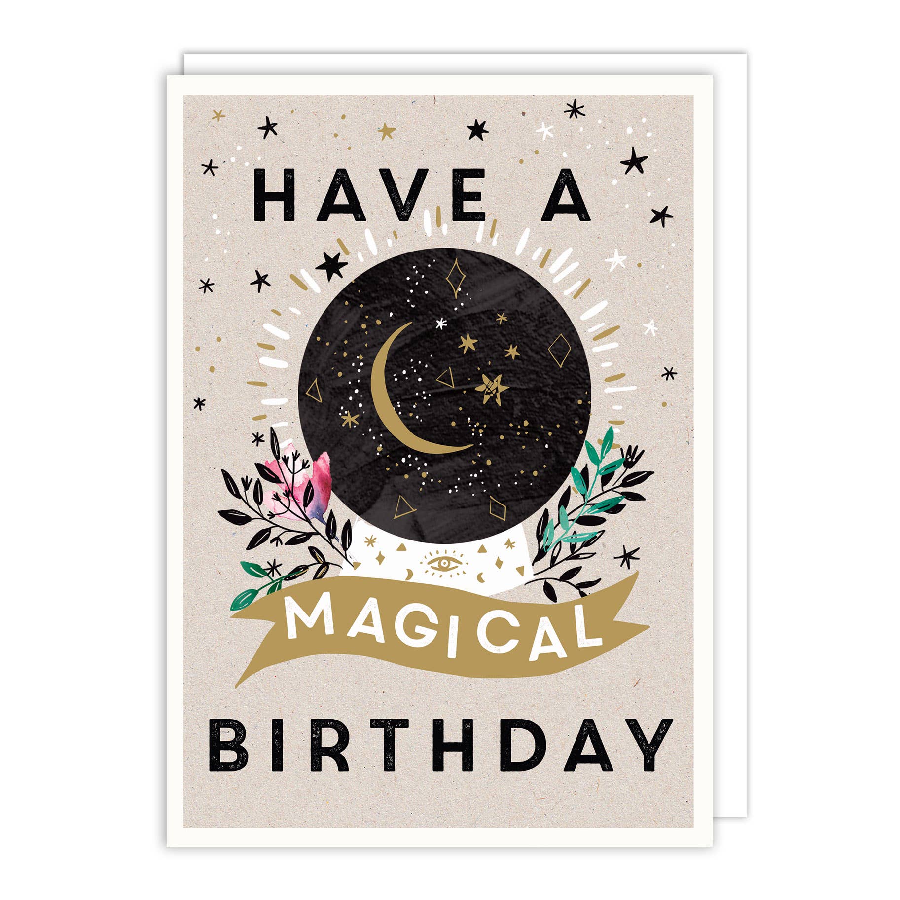Magical Moon Birthday Card