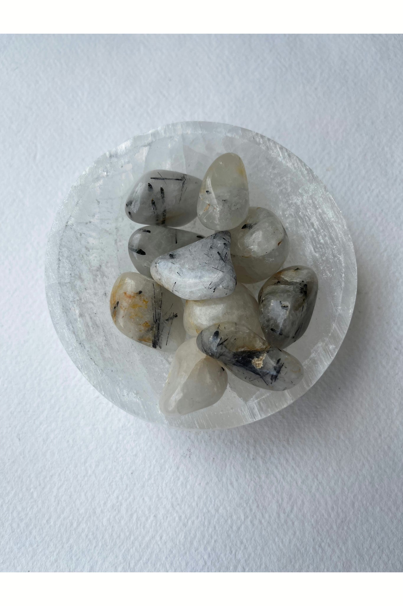 Rutilated Quartz | Tumbled Majestic Hudson Lifestyle Experiences Crystals