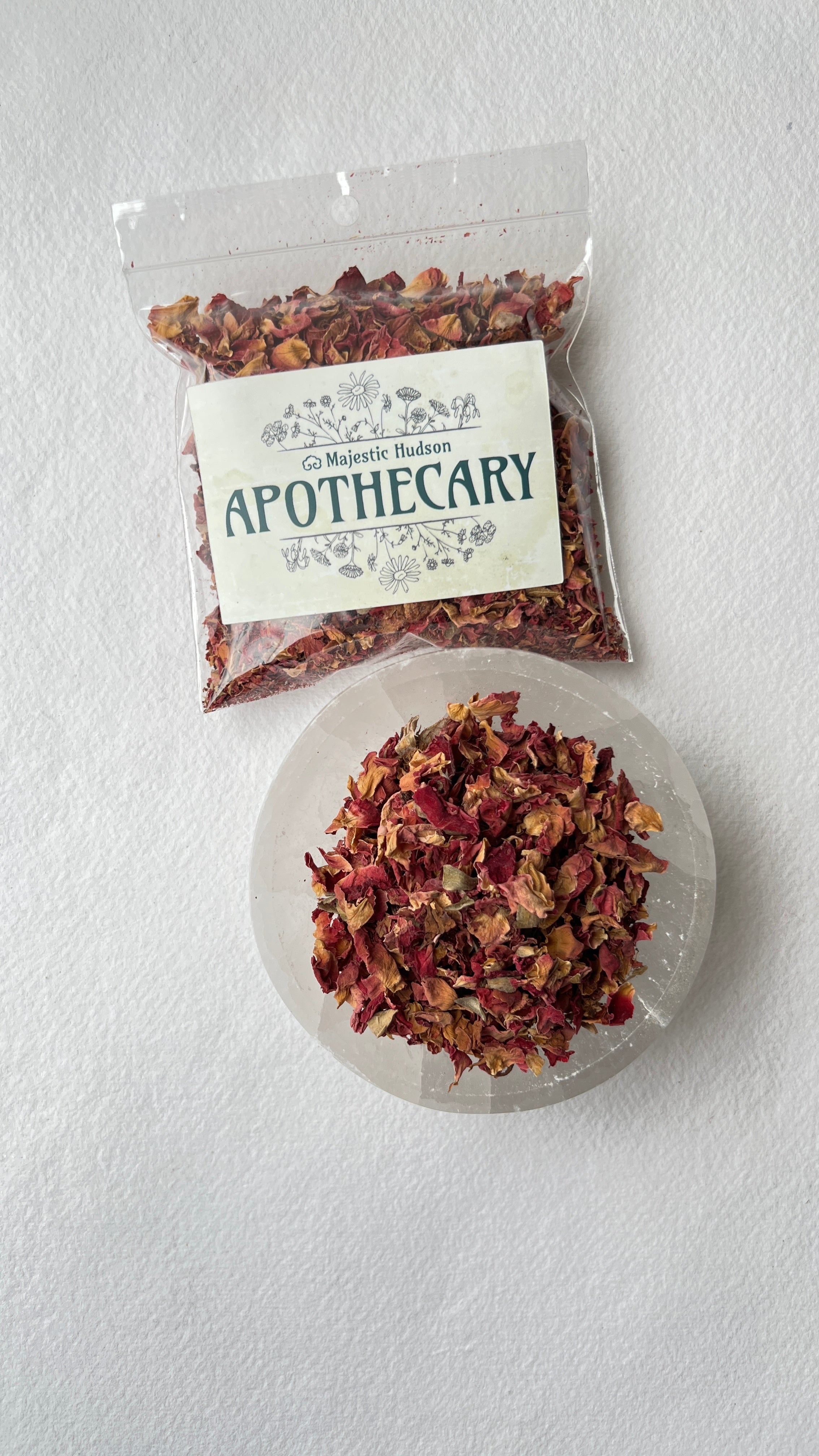 Dried Rose Petals Majestic Hudson Lifestyle Apothecary
