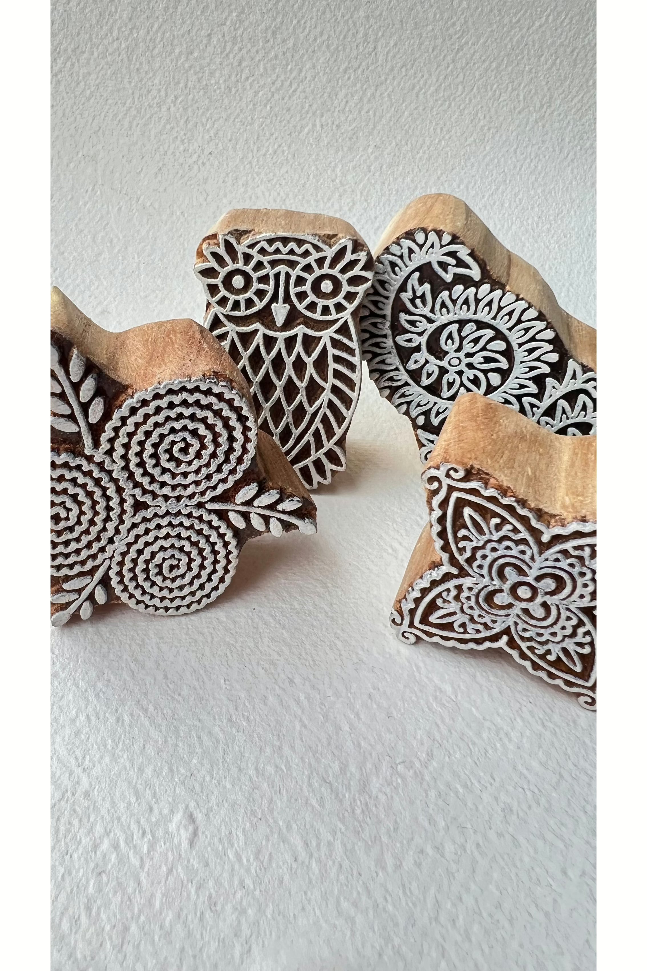 Indian Carved Wooden Blocks Majestic Hudson Lifestyle Home Decor