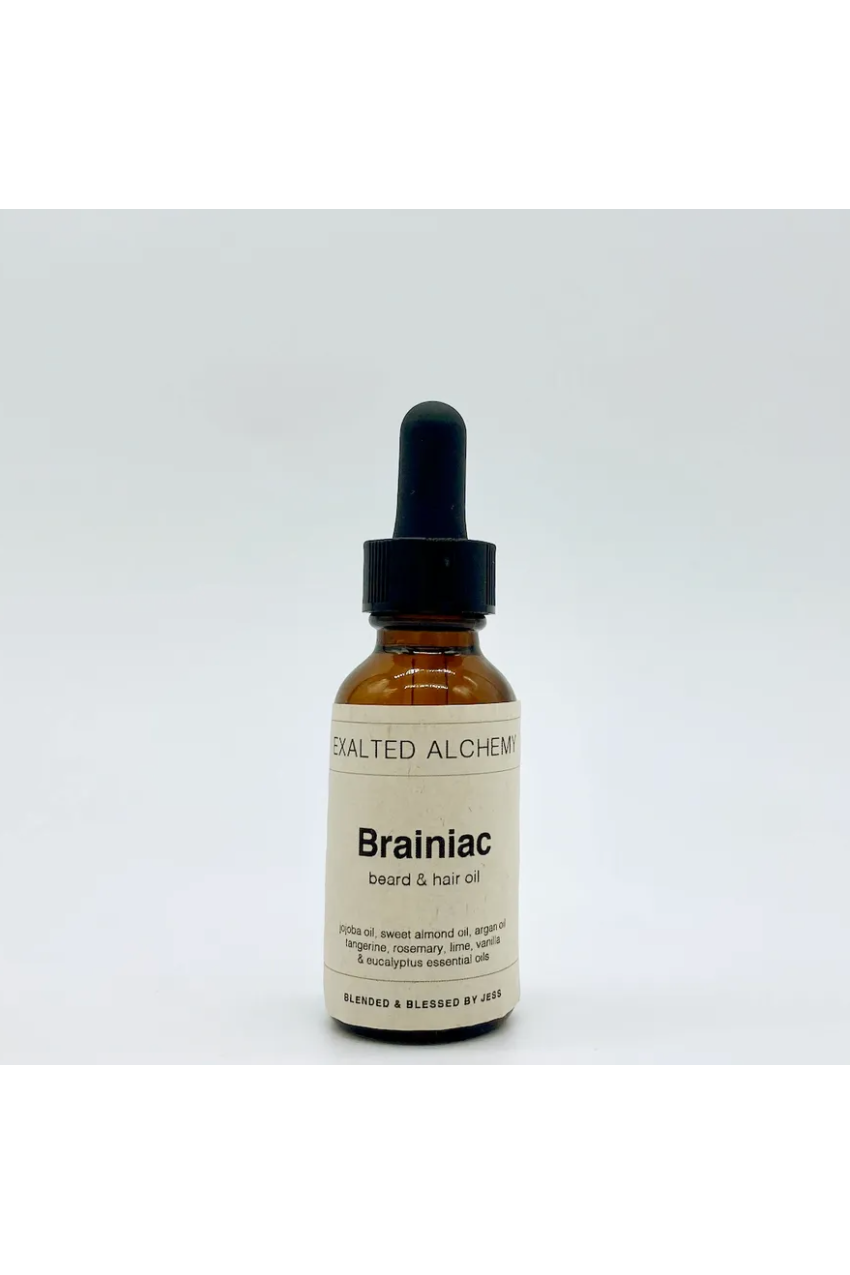 Brainiac Beard Oil Exalted Alchemy | Oils + Cleansers Majestic Hudson Lifestyle Experiences Bath & Body