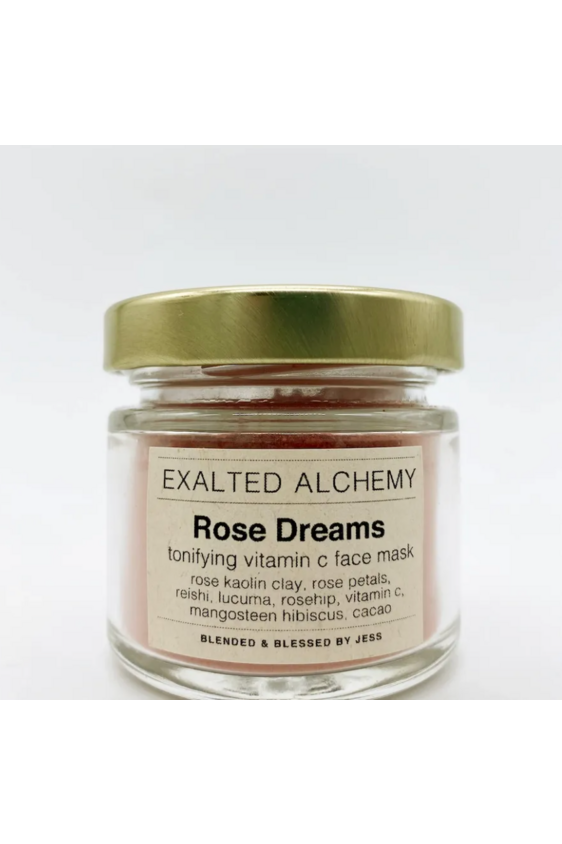 Rose Dreams Clay Mask Exalted Alchemy | Oils + Cleansers Majestic Hudson Lifestyle Experiences Bath & Body
