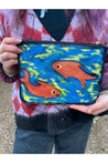 Matisse Fish Pouch | Hand Painted Majestic Hudson Lifestyle Experiences Accessories
