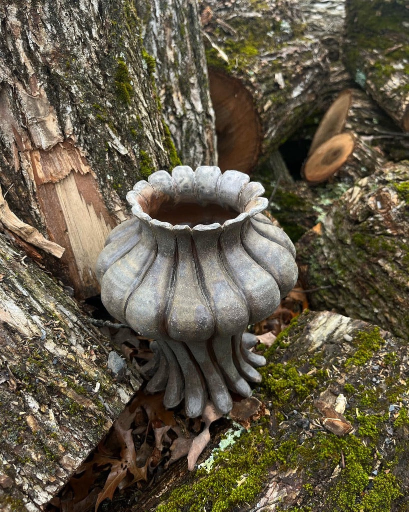 Wood Fired Wavy Vase Majestic Hudson Lifestyle