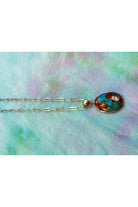 Ethically Sourced Mexican Turquoise Necklace with Unique Matrix