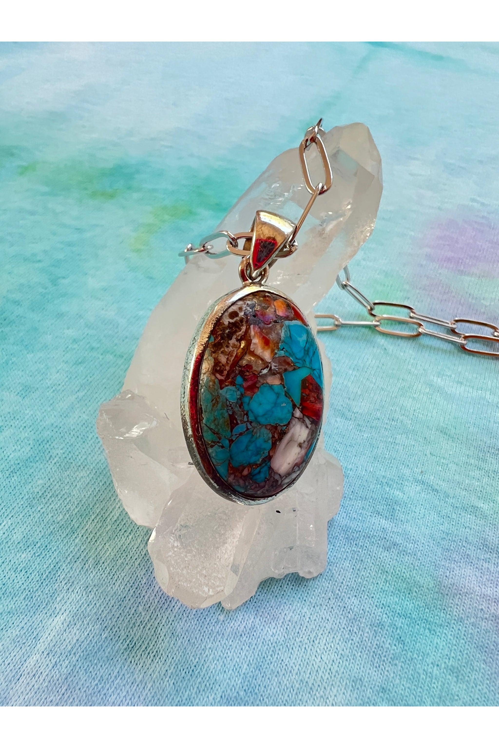 Mexican Turquoise Pendant Necklace – Grounded Wisdom Timeless