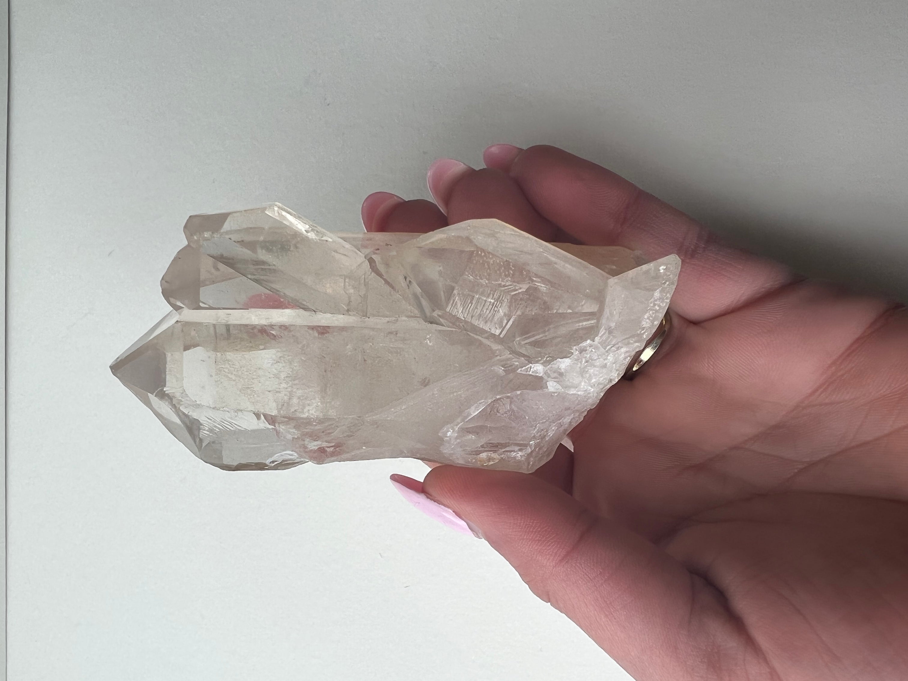 Natural Clear Quartz Cluster for Energy Amplification and Clarity