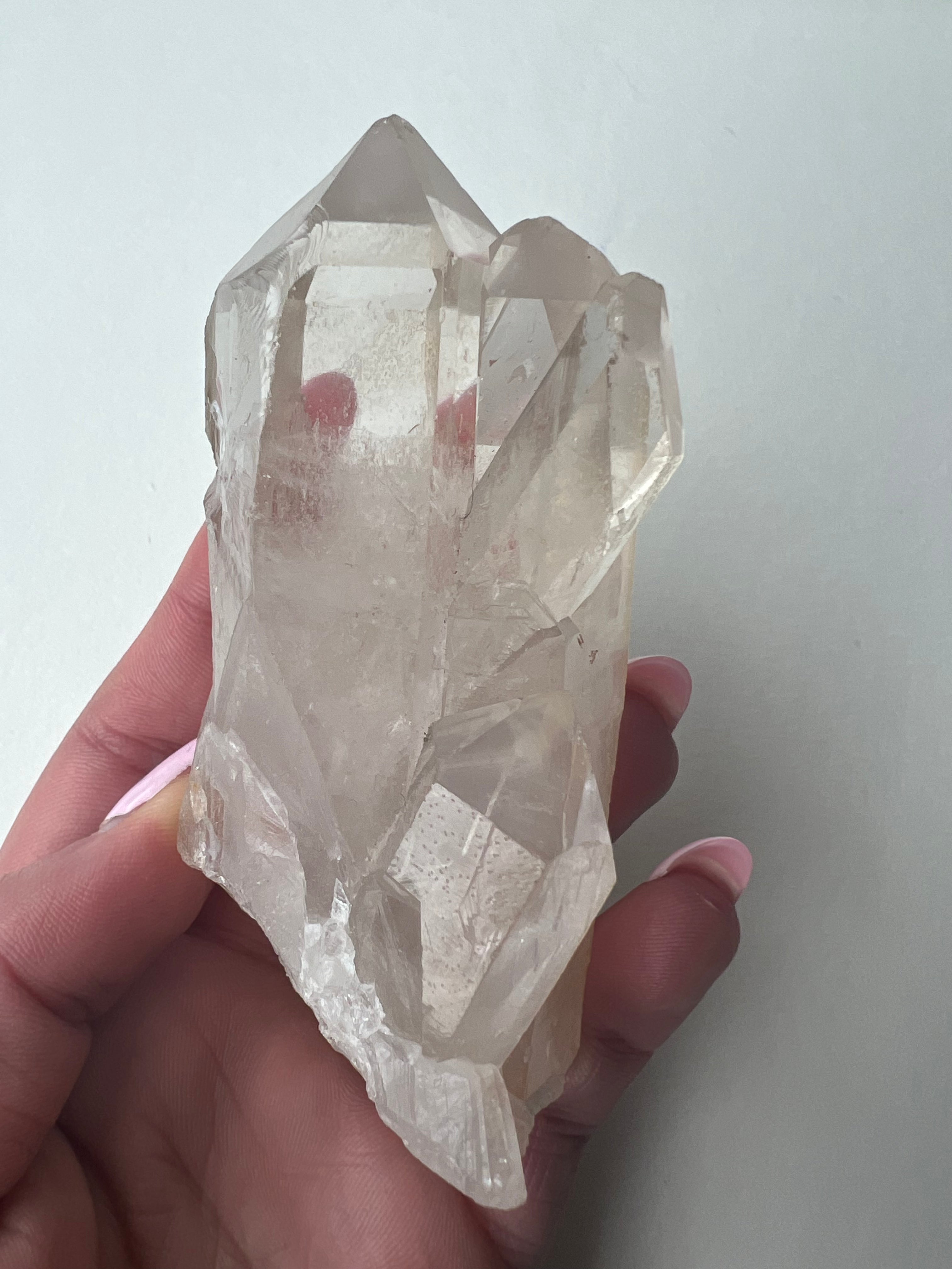 Healing Clear Quartz Crystal Cluster for Meditation and Chakra Work