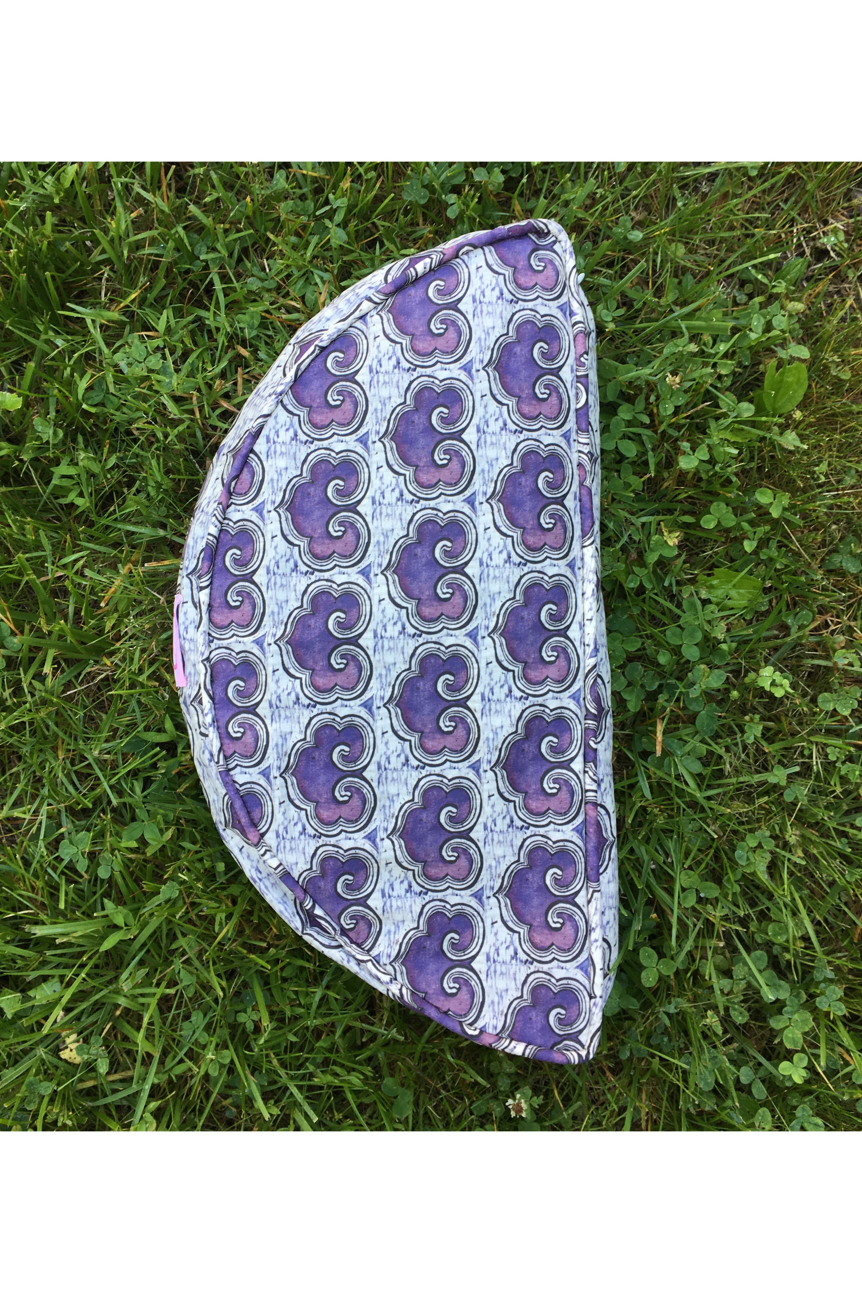 Half Moon Meditation Pillow Majestic Hudson Lifestyle Yoga and Meditation Tools