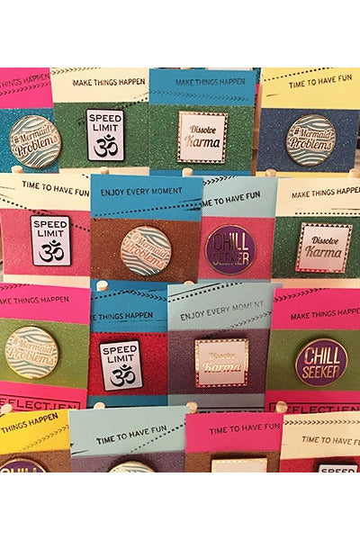 #Mermaid Problems Enamel Pin Majestic Hudson Lifestyle Pin