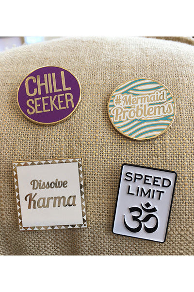 Dissolve Karma | Enamel Pin Majestic Hudson Lifestyle Experiences Pins
